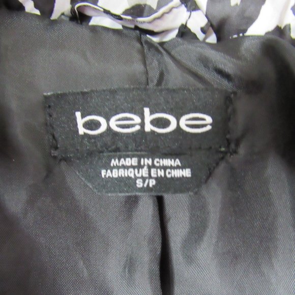 Bebe Women’s Cheetah Print Quilted Puffer Jacket Size S - Picture 7 of 12